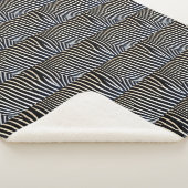 ゼブラシェルパ毛布 シェルパブランケット (3/4)