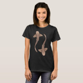 ゼブラシャーク/ヒョウモンドコザメ -stegostoma fasciatum ( tシャツ (正面フル)