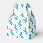 ゼブラシルエットブルーとホワイト フェイバーボックス (裏面サイド)