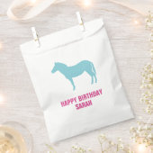 ゼブラシルエット誕生日グディー フェイバーバッグ (クリップ留めされた状態)