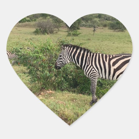 ゼブラシール ハートシール (正面)