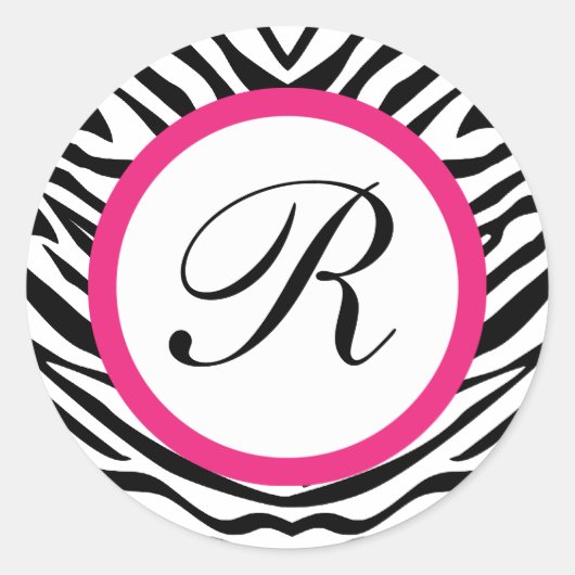 ゼブラシール – 円形 ラウンドシール (正面)