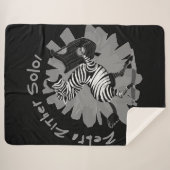 ゼブラジターソロ シェルパブランケット (正面(横))
