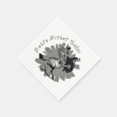 ゼブラジターソロ スタンダードカクテルナプキン (角)