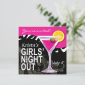 ゼブラスゥープ女子会 お楽しみパーティー 招待状 (スタンド正面)