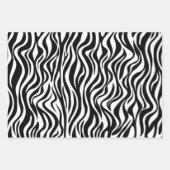 ゼブラスキンプリント ラッピングペーパーシート (正面)