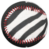 ゼブラスキンリアリスティックストライプのファーモモカスタムグラム ソフトボール (正面左)