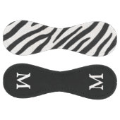 ゼブラスキンリアリスティックストライプのファーモモカスタムグラム ソフトボール (パネル)