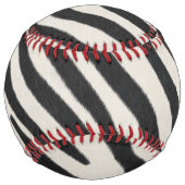 ゼブラスキンリアルアニマルプリントエキゾチック種 ソフトボール (正面)