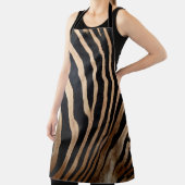 ゼブラスキン，動物，背景，黒，体 エプロン (インサイチュ)