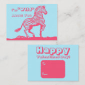 ゼブラスクールキッズValentines Day Cards in Bulk ノートカード (正面/裏面)