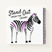 ゼブラスタンドアウトフロムザクラウド引用文 ノートブック (裏面)