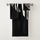 ゼブラストライプのパタ数々のーン バスタオルセット (インサイチュ)