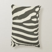 ゼブラストライプアニマルプリントパターン アクセントクッション (裏面(縦))
