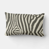 ゼブラストライプアニマルプリントパターン ランバークッション (裏面)
