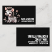 ゼブラストライプズかわいいプレミア 名刺 (正面/裏面)