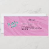 ゼブラストライプバスパスバースデーパーティー 招待状 (裏面)