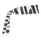 ゼブラストライプパターントレンディーデザイン タイヘッドバンド (回転270)