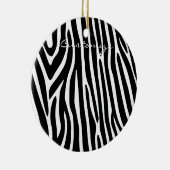ゼブラストライプパターンThunder_Cove セラミックオーナメント (右)