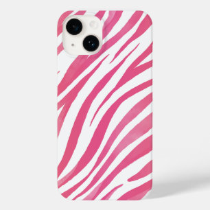 ゼブラストライプピンクワイルドアニマルプリント Case-Mate iPhone 14ケース