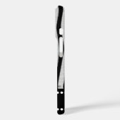 ゼブラストライププリント「名前を追加」 Case-Mate iPhoneケース (裏面 / 左)