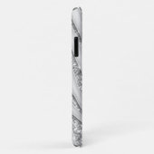 ゼブラストライプホワイトダイヤモンドiphone 4 ケース Case-Mate iPhoneケース (裏面/右)