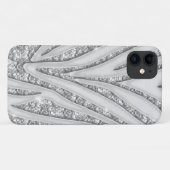 ゼブラストライプホワイトダイヤモンドiphone 4 ケース Case-Mate iPhoneケース (裏面(横))