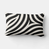 ゼブラストライプモダンプリント ランバークッション (裏面)