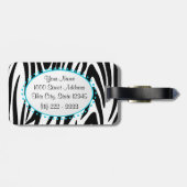 ゼブラストライプモノグラム ラゲッジタグ (裏面横)