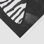 ゼブラストライプヴィンテージグラム白黒デクページ 薄葉紙 (詳細)