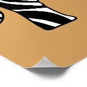 ゼブラストライプ付き象+アイディア ポスター (角)