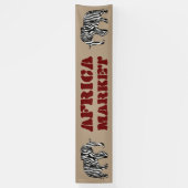 ゼブラストライプ付き象+アイディア 横断幕 (縦)