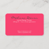 ゼブラストライプ名刺 名刺 (裏面)