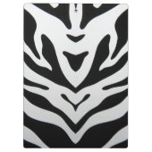 ゼブラストライプ抽象芸術 クリップボード (裏面)