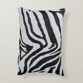 ゼブラストライプ模様 アクセントクッション (裏面(縦))