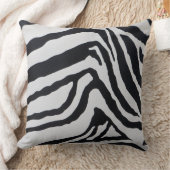 ゼブラストライプ模様 クッション (ブランケット)