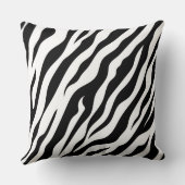 ゼブラストライプ模様 クッション (裏面)