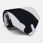 ゼブラストライプ模様 ネクタイ (ロール)