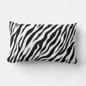 ゼブラストライプ模様 ランバークッション (正面)