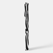 ゼブラストライプ模様 iPhoneケース (左側面)