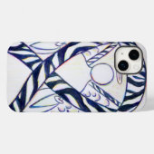 ゼブラストライプ認識度リボンエンジェルアー絵画ツ Case-Mate iPhoneケース (裏面 (横))