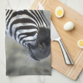 ゼブラス愛好家アート キッチンタオル (四つ折り)