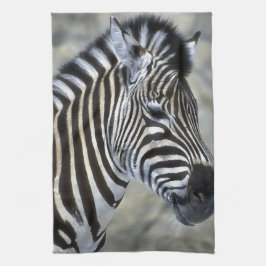 ゼブラス愛好家アート キッチンタオル