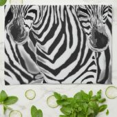 ゼブラス – ハグ – スケッチ キッチンタオル (折り畳み)
