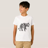 ゼブラゾウ Tシャツ (正面フル)