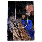 ゼブラテールの蝶 ミディアムペーパーバッグ (裏面)