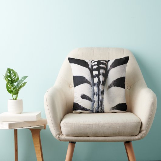 ゼブラテール両面枕 クッション (椅子)