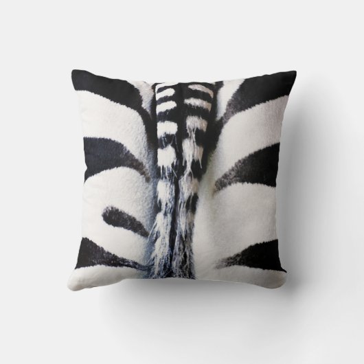 ゼブラテール両面枕 クッション (裏面)