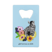 ゼブラデイジーブルー クレジットカード栓抜き (裏面)