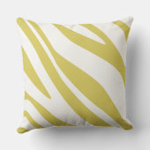 ゼブラデザイン任意のカスタムカラーピローを選択 クッション (裏面)